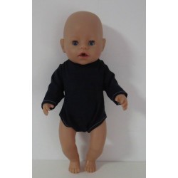 romper donker blauw baby born 43cm