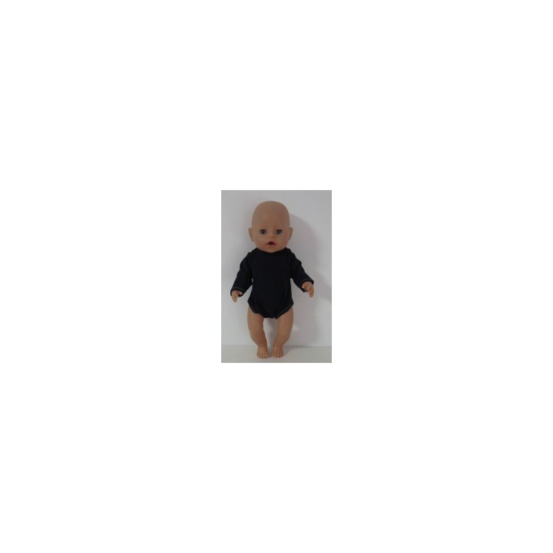 romper donker blauw baby born 43cm