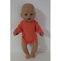 romper licht oranje baby born 43cm