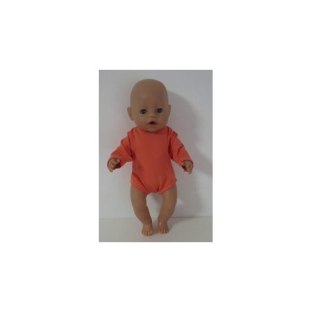 romper licht oranje baby born 43cm
