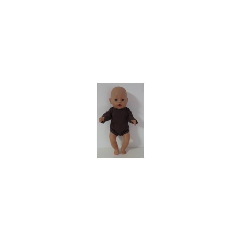 romper bruin baby born 43cm