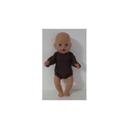 romper bruin baby born 43cm