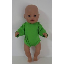 romper gras groen baby born 43cm
