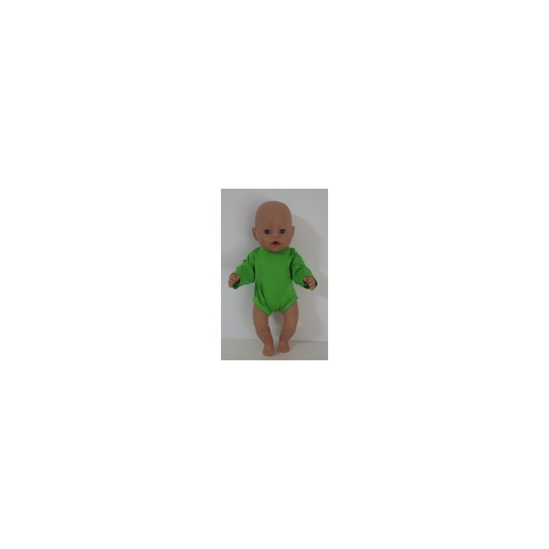 romper gras groen baby born 43cm