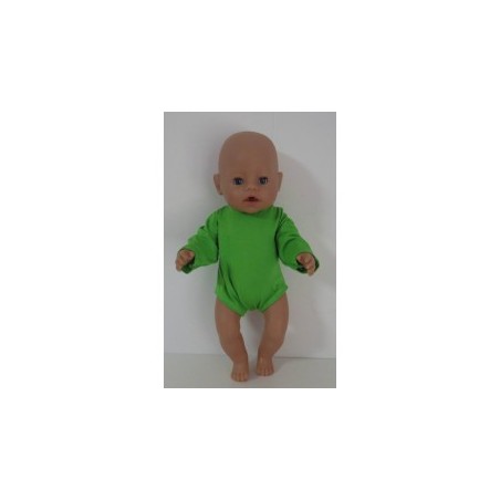romper gras groen baby born 43cm