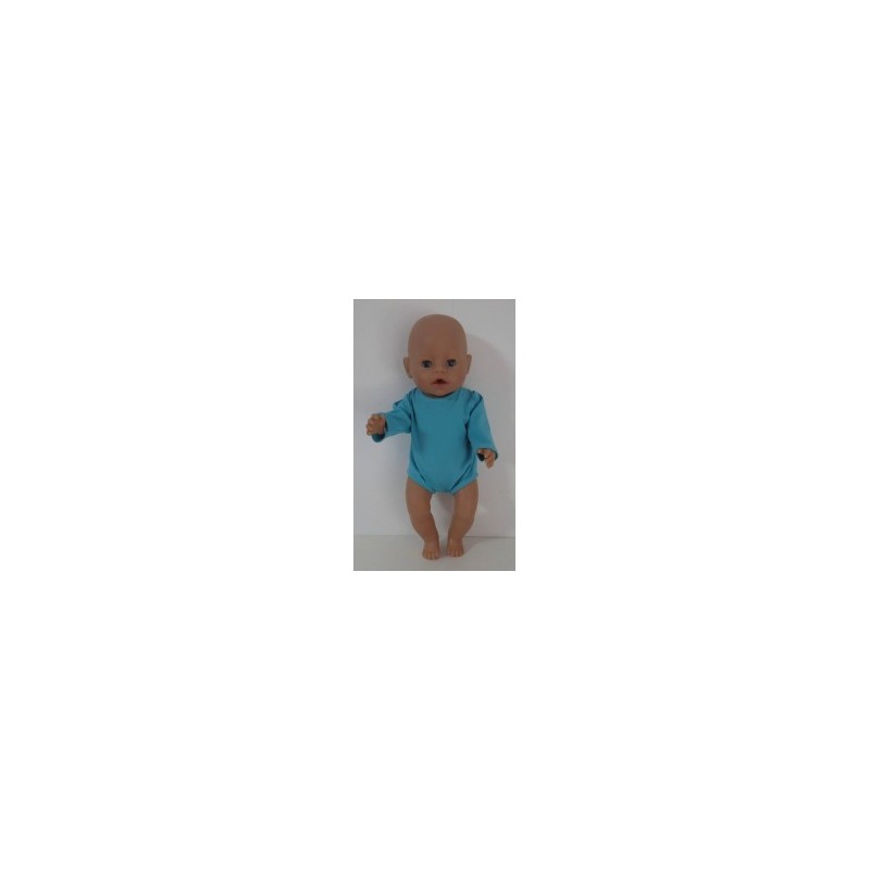 romper midden blauw baby born 43cm
