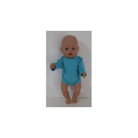 romper midden blauw baby born 43cm
