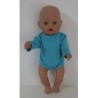 romper midden blauw baby born 43cm