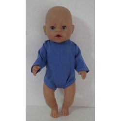 romper blauw baby born 43cm