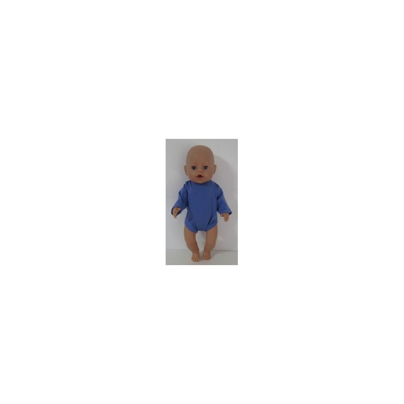 romper blauw baby born 43cm