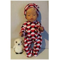 slobpak rood ballen baby born 43cm