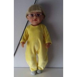 slobpak geel baby born 43cm