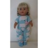 slobpak blauw wolken baby born 43cm