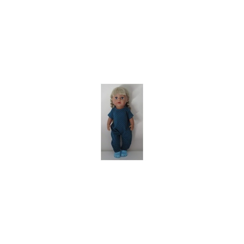 slobpak groen stippen blauw baby born 43cm