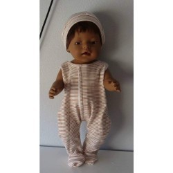 babypak gestreept baby born 43cm