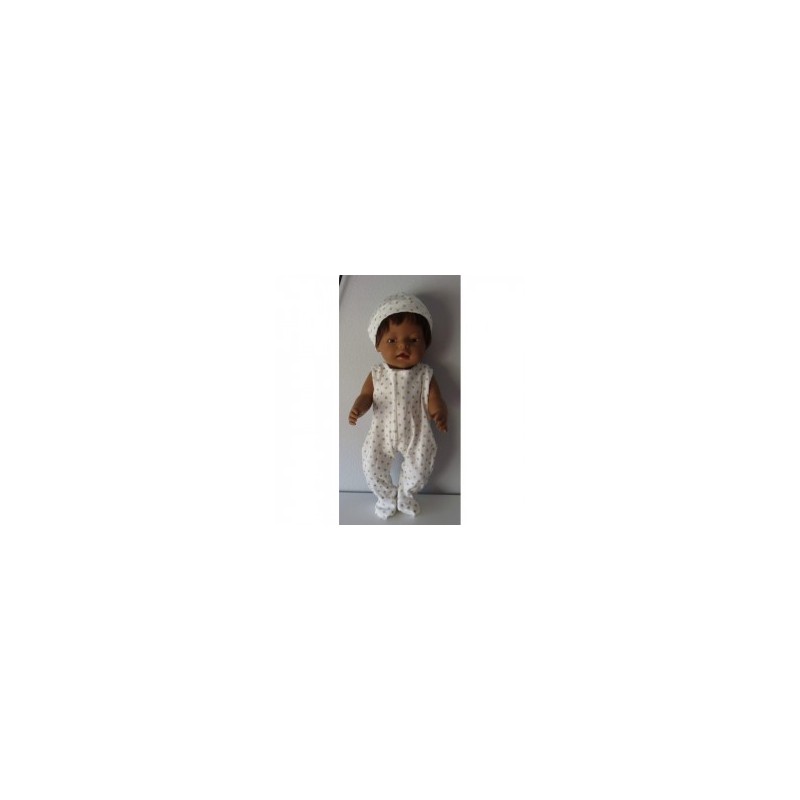 babypak stippen goud baby born 43cm