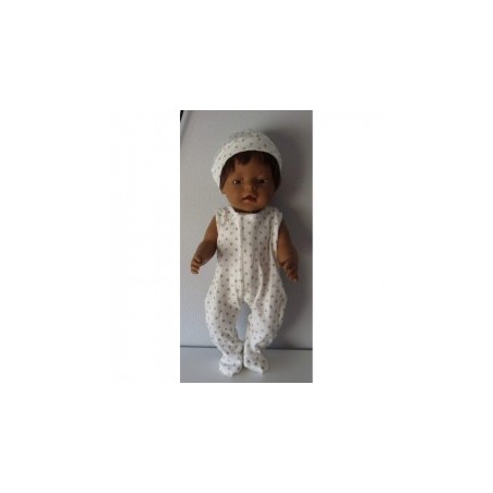 babypak stippen goud baby born 43cm