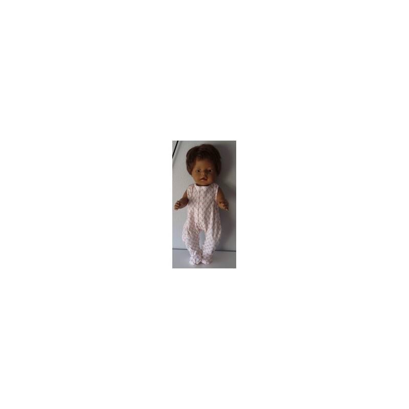 babypak met roze baby born 43cm
