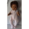 babypak met roze baby born 43cm