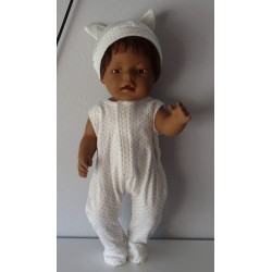 babypak goude stippen klein baby born 43cm