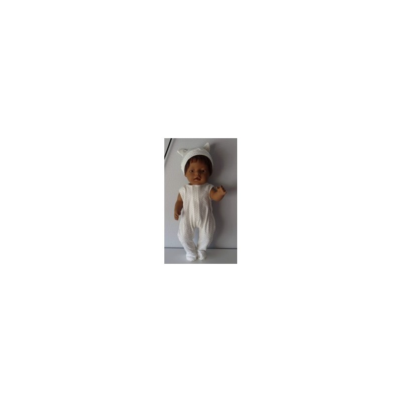 babypak goude stippen klein baby born 43cm