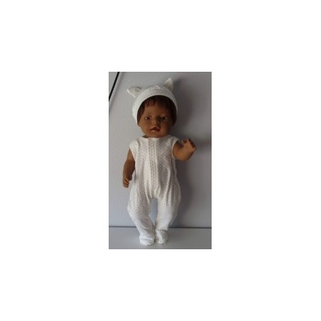 babypak goude stippen klein baby born 43cm