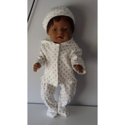 babypak set goude stippen baby born 43cm