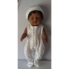 babypak set goude stippen baby born 43cm