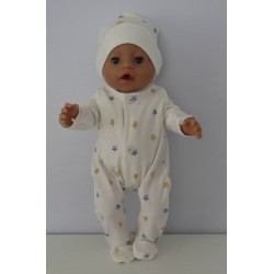 babypak set sterren baby born 43cm