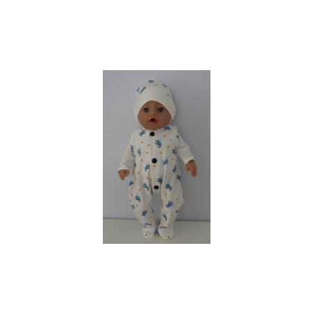 babypak set tractor baby born 43cm