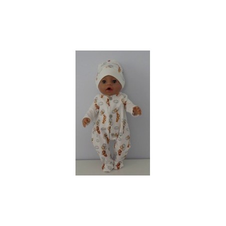 babypak set beren en konijnen baby born 43cm