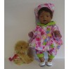 uitgebreide set hello kitty roze baby born 43cm
