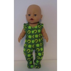 babypak groen hoefijzers baby born 43cm