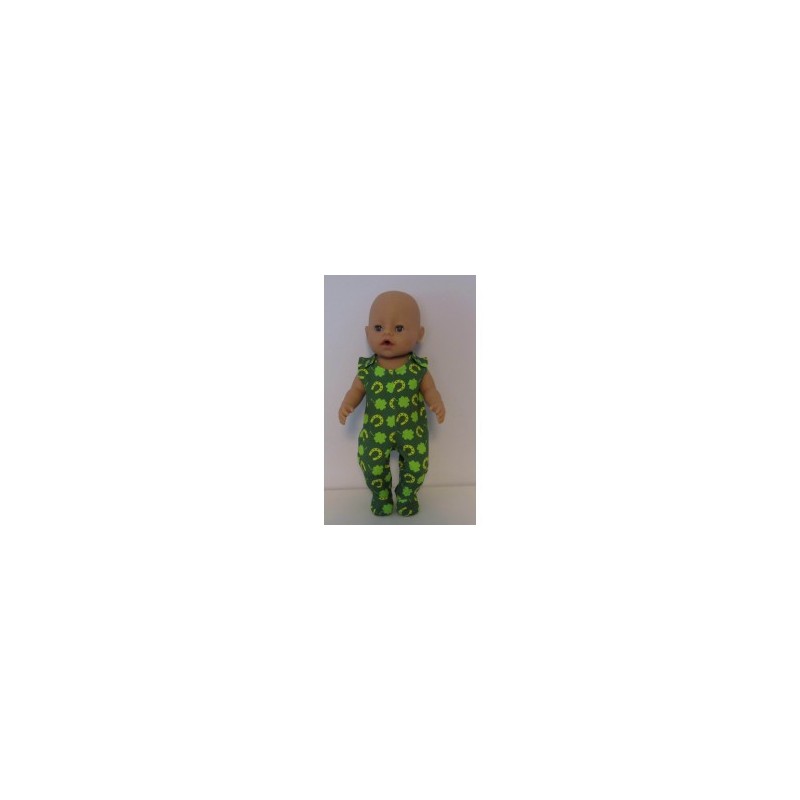 babypak groen hoefijzers baby born 43cm