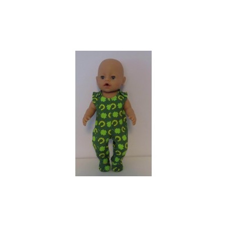 babypak groen hoefijzers baby born 43cm
