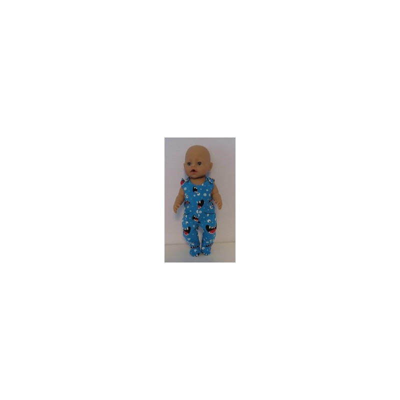 babypak monsters baby born 43cm