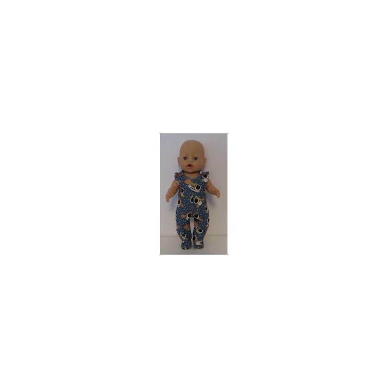 babypak hond baby born 43cm