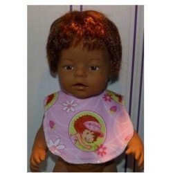 slab strawberry shortcake bloemen baby born 43cm