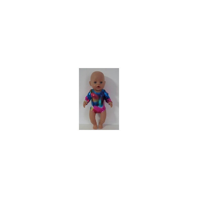 turnpakje gekleurd baby born 43cm