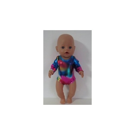 turnpakje gekleurd baby born 43cm