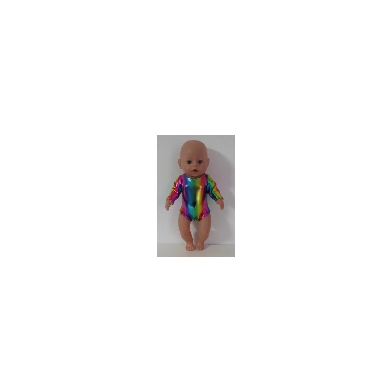 turnpakje gekleurd baby born 43cm