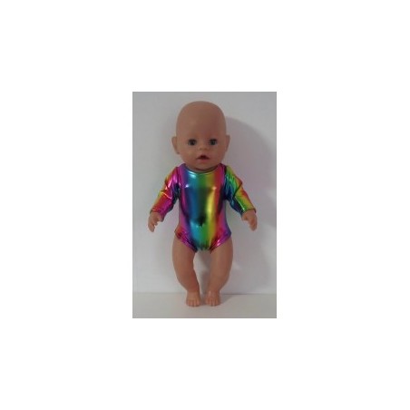 turnpakje gekleurd baby born 43cm