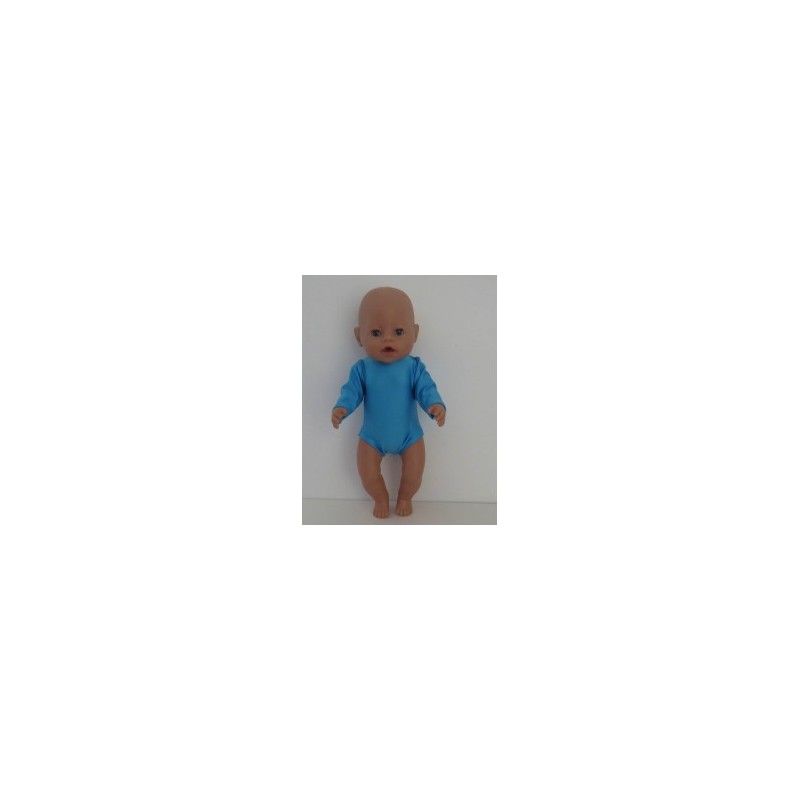 turnpakje blauw baby born 43cm