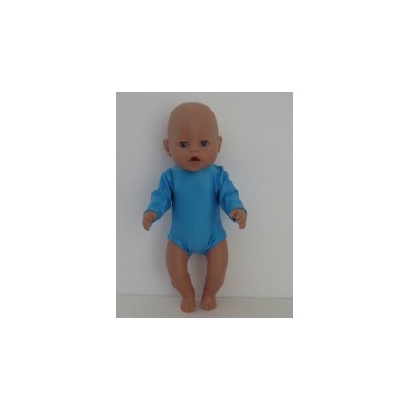 turnpakje blauw baby born 43cm