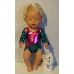 turnpakje hard roze groen baby born 43cm