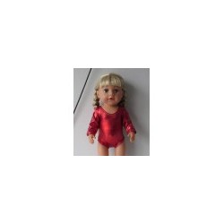 turnpakje rood met vestje baby born 43cm
