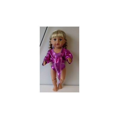 turnpakje hard roze met vest baby born 43cm