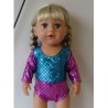 turnpakje blauw roze baby born 43cm