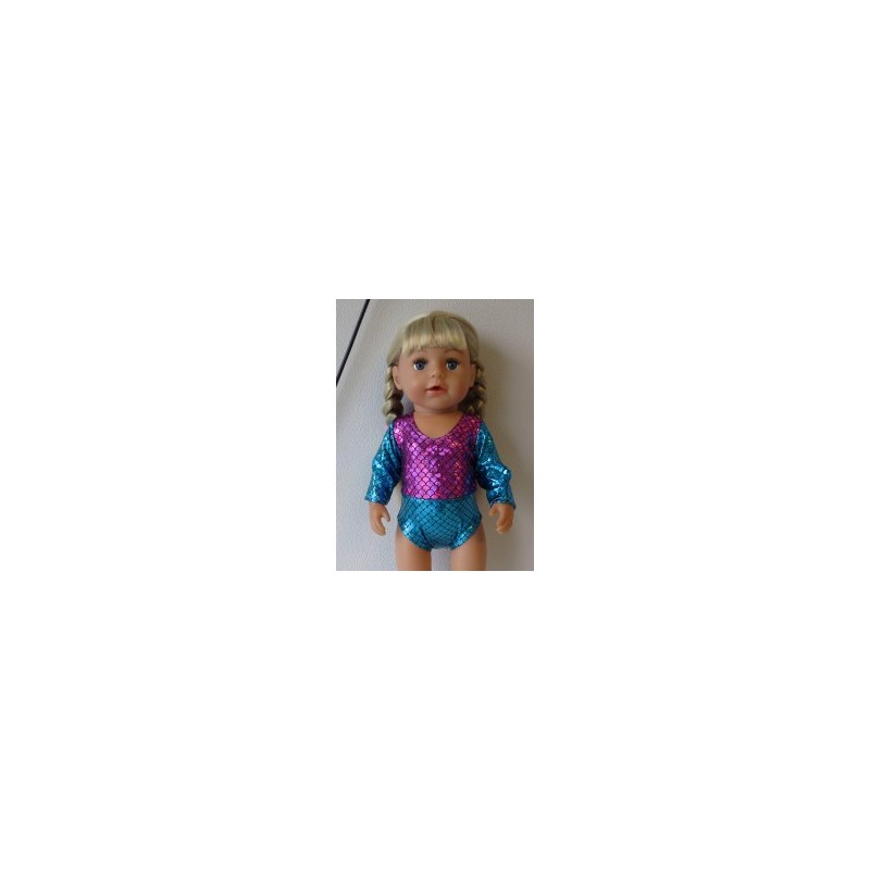 turnpakje roze blauw baby born 43cm