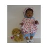 uitgebreide set wit roosjes baby born 43cm
